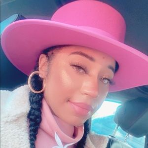 PINK Adjustable Fedora Styled Hat (More Colors)